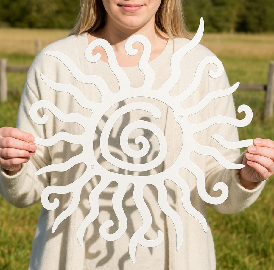 Wacky Sun Steel Sign