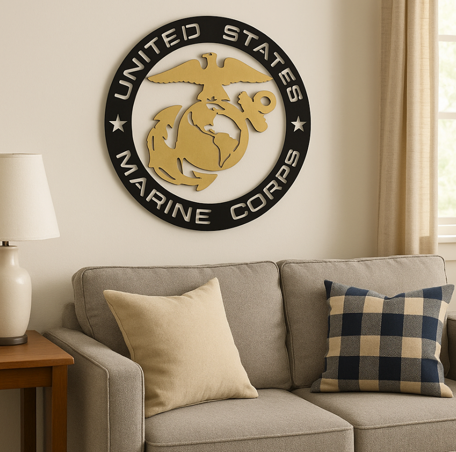 United States Marine Corps Steel Sign