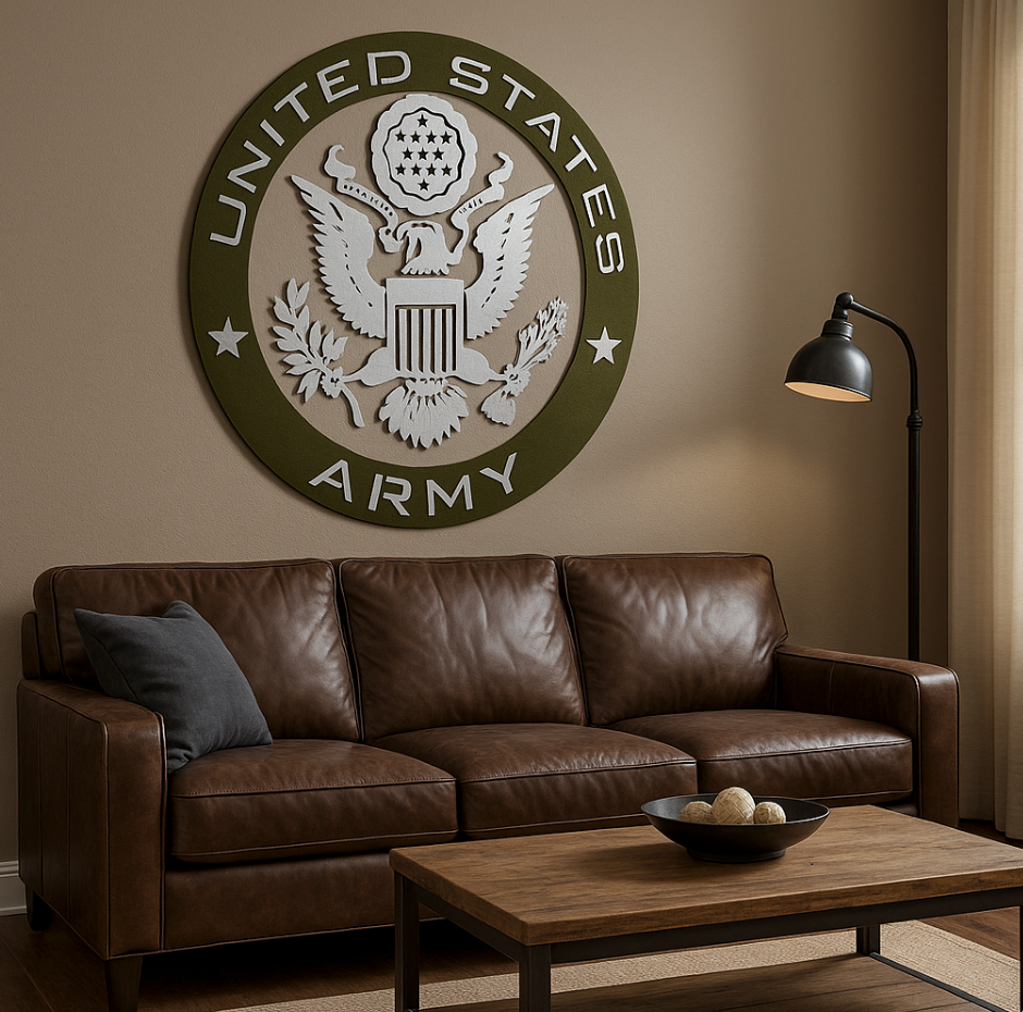 United States Army Steel Sign