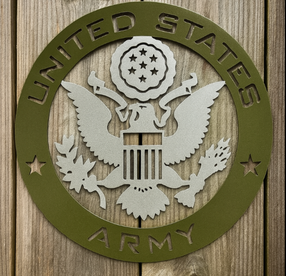 United States Army Steel Sign