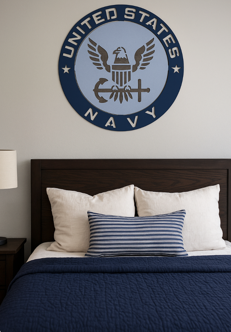 United States Navy Steel Sign