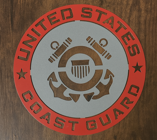 United States Coast Guard Steel Sign