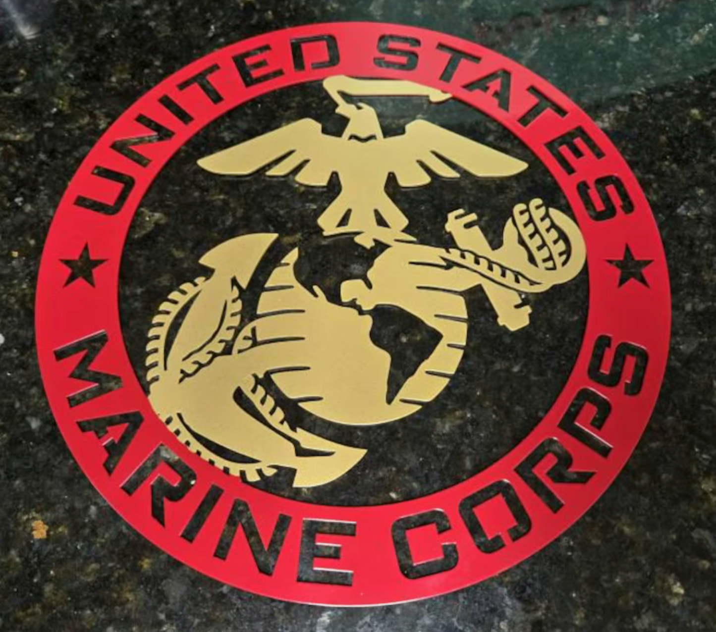 United States Marine Corps Steel Sign