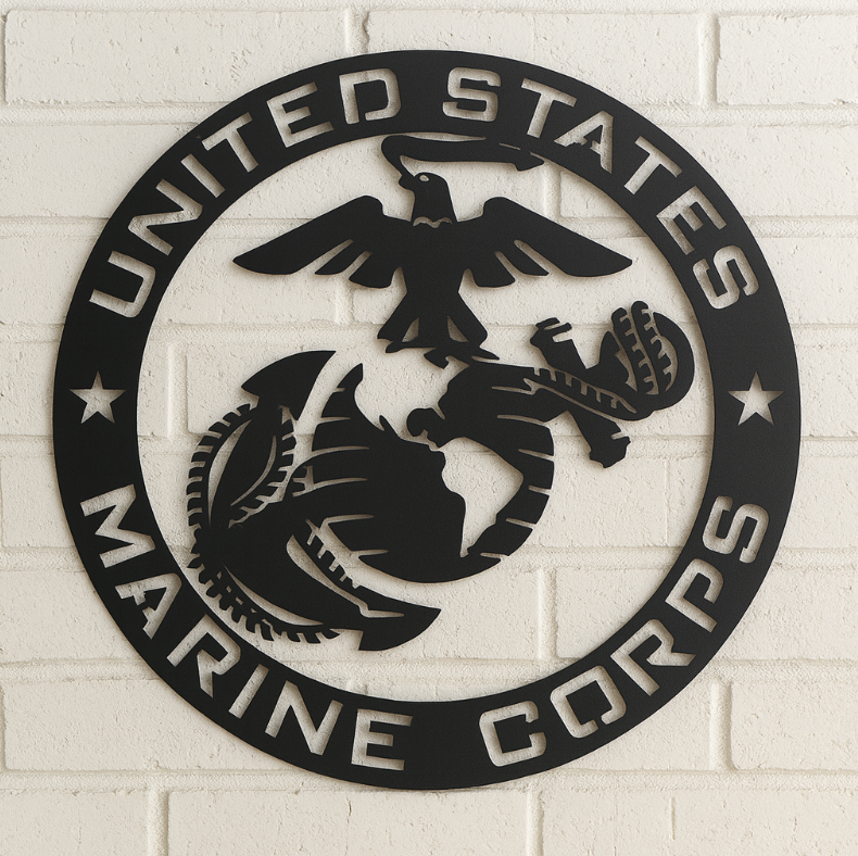 United States Marine Corps Steel Sign