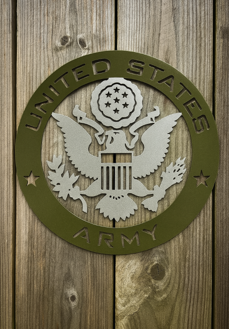 United States Army Steel Sign