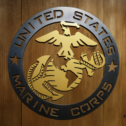 United States Marine Corps Steel Sign