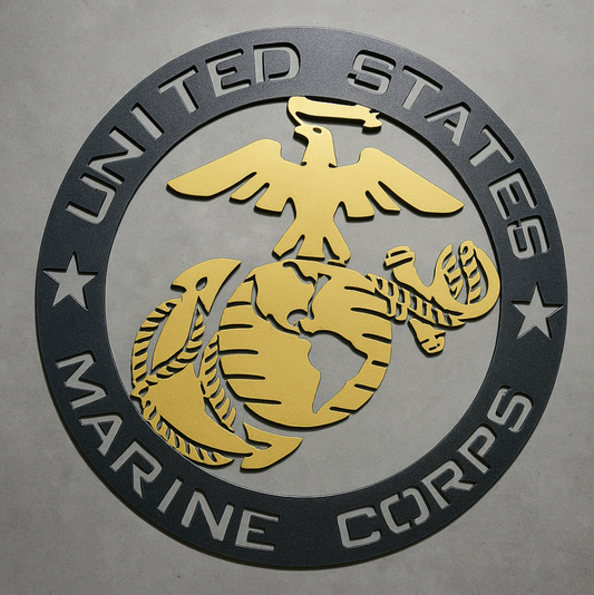 United States Marine Corps Steel Sign