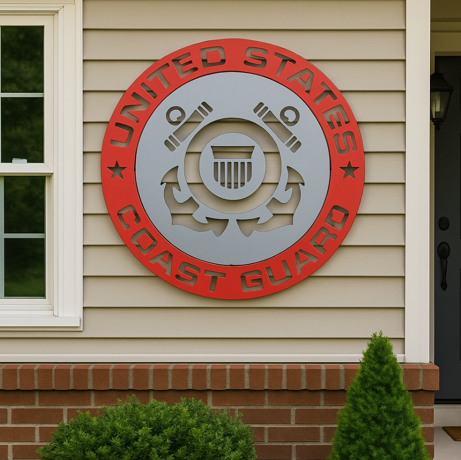 United States Coast Guard Steel Sign