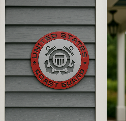 United States Coast Guard Steel Sign