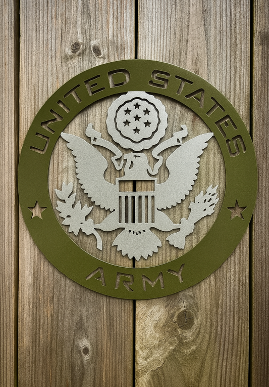 United States Army Steel Sign